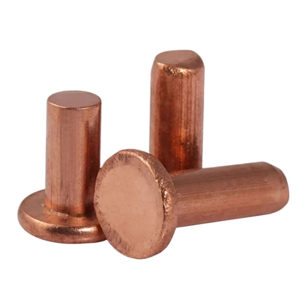 Wshao Store M3 3Mm Countersunk Flat Head Solid Copper Rivet Nut Insert Nuts(M3x14mm) 940534627475