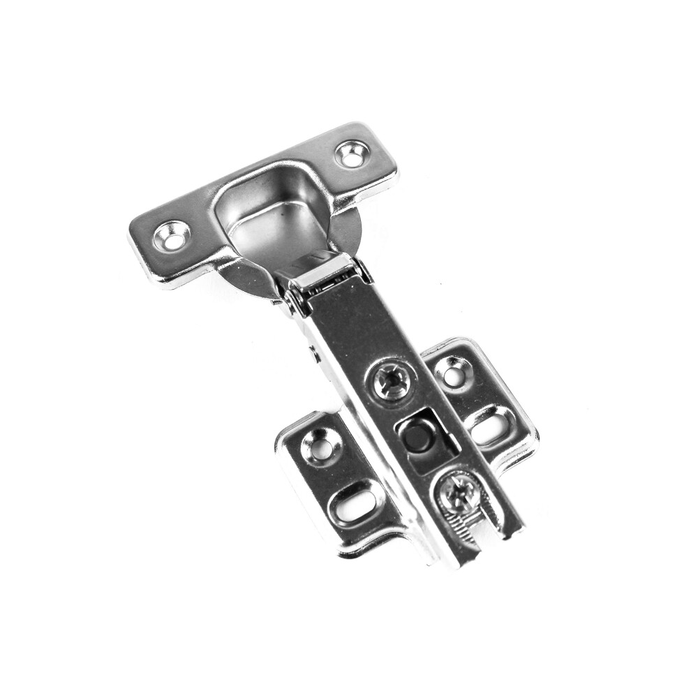 (20 Pieces) Full Overlay Frameless European Hinges, 105 Degree 2Cam 4Way Adjustable Concealed Kitchen Cabinet Door Hinges With Screws 820064726902