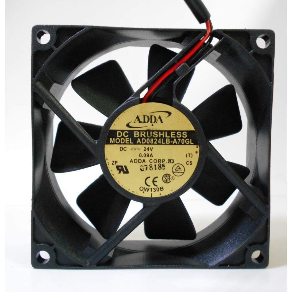 Ad0824lba70gl 80X80x25mm 24V 0.09A 2Wire 2.16W Cooling Fan 820064727091