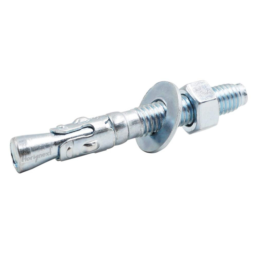 3/8' X 3 Inch Wedge Anchor, Fastener For Cement And Concrete Only, Zincplated Kit (30 Pcs) 820064727121