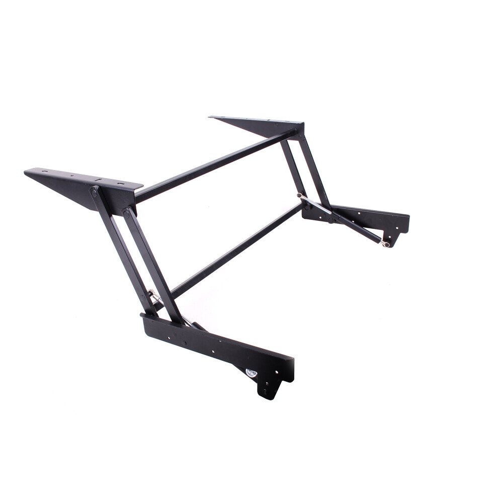 Lift Up Top Large Coffee Table Diy Hardware Fitting Furniture Mechanism Gas Hydraulic Hinge (Black) 820064727213