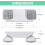 LED Emergency Exit Lighting Fixtures with 90 Minutes Long Backup Batteries, US Standard 2