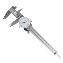 Dial Caliper- Stainless Steel and Shock Proof Tool With Plastic Carry Case, 0- 6 Inch Measuring Range For Accurate Measurements by