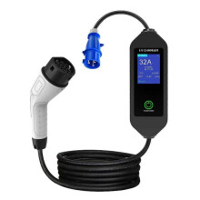 7KW 32A 1Phase Portable EV Charger Electric Car Charger EVSE Fast Charging Cable WiFi APP Bluetooth