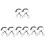 Sets Retractable Coiled Tether Carabiner Stretchy Fishing Lanyard for Boating Pcs 1