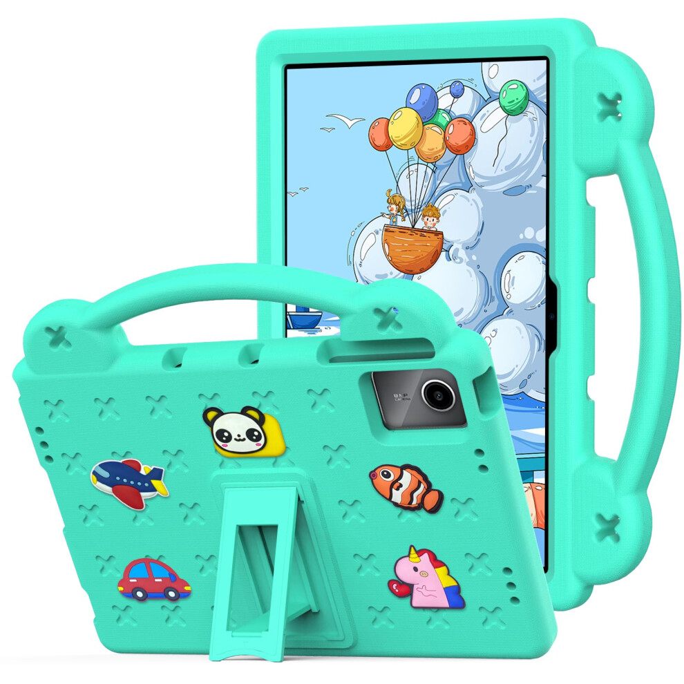 For Lenovo Tab M11 Case 11 Inch (Tb330fu/Tb330xu), Kids Eva Cover For Lenovo M11 Tablet Case, With Stand Handle Cartoon Figures, Green 820064728937