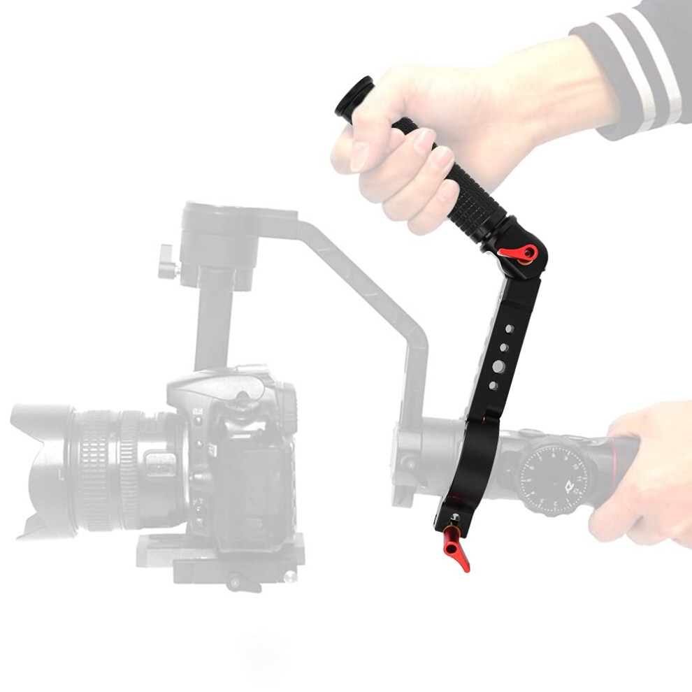 Gimbal Hand Grip For Ronin S, Crane 2 Handheld Gimbal Stabilizer, 1/4In 3/8In Adjustable 940534630710