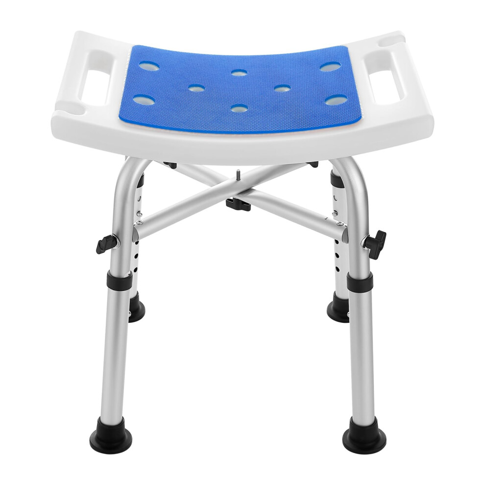 Shower Chair 350lbs Bath Stool Seat, Height Adjustable Bath Bench with Padded Seat for Seniors Refï¼ydg
