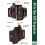 ST2 Leather Multitool Sheath, EDC Leather Belt Organizer for Leatherman Tools 2