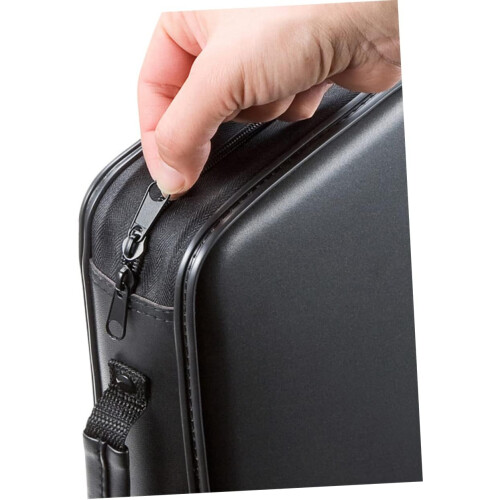 Plastic Case Zipper 160 Disc Storage Bag Compact Holder for Home Outdoor 1