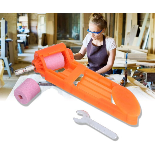 DRILL BIT SHARPENER CORUNDUM GRINDING WHEEL PORTABLE SHARPENING TOOL IRON DRILL BITS SUITABLE FOR BIT GRINDING 1