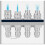 4 Way Nozzle Tip 1/4" Quick Connect, 4 Way Spray Modes Pressure Washer Nozzle 5