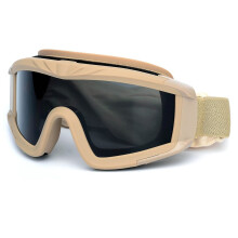 Airsoft Goggles Anti Fog Army Tactical Goggles with 3 Interchangeable Lens UV400 Protection Airsoft Desert Goggles