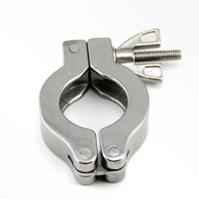 KF10KF50 Vacuum Stainless Steel Clamp Bracket Fluororubber Ring KF10 Vacuum Clamp Home Hardware Parts(KF16 1set)
