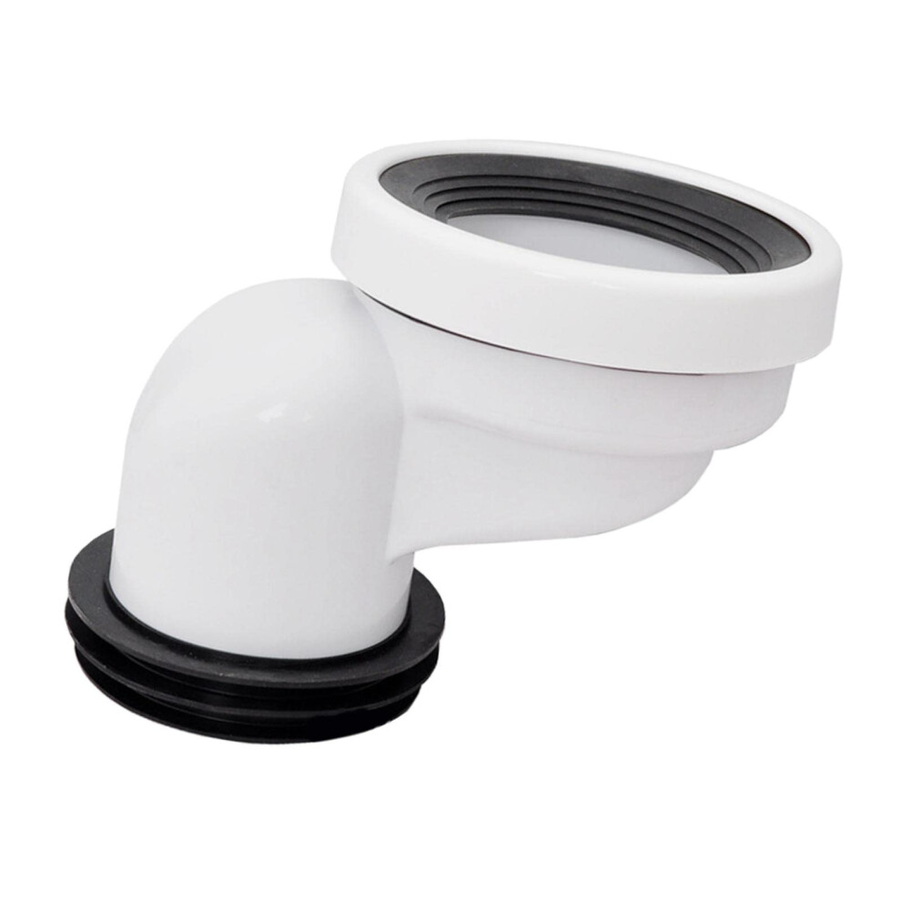 Full Flush Offset Toilet Flange, Change Place Connector, Easy Install Adapter For Closestool Drain Pipe 940534631397