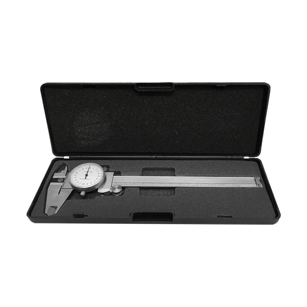 150Mm Precision Stainless Steel Metric Dial Caliper 0.02Mm Graduation 940534632042