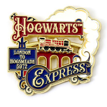 Harry Potter Hogwarts Express Sliding Pin Badge Official Licensed Product