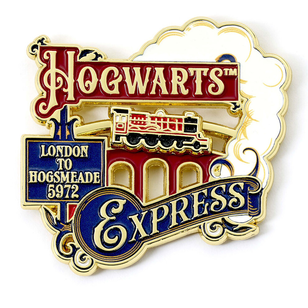 Harry Potter Hogwarts Express Sliding Pin Badge Official Licensed Product