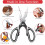 Kitchen Scissor For General Use 2Packs, Kitchen Raptor Meat Shears,Dishwasher Safe 3