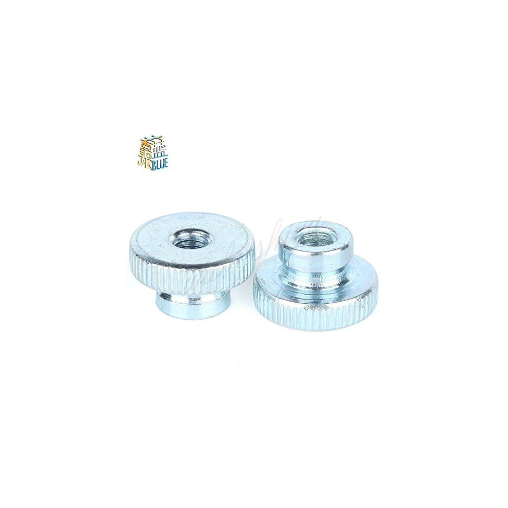 Fasteners, 10Pcs Din466b Gb806 M3 M4 M5 M6 M8 M10 Galvanized Knurled Thumb Nut Itrument Hand Tighten Nut Curtain Wall (Size:m5) 820064732286