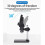 Microscope Accessories Kit G1000 Digital Microscope 4.3' Electronic HD Video Microscopes 11000X 8MP Camera Microscope Slides 4