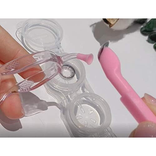 Soft Contact Lens Insertion and Removal Tool Set - Handler Device with Tweezers & Scoop 1