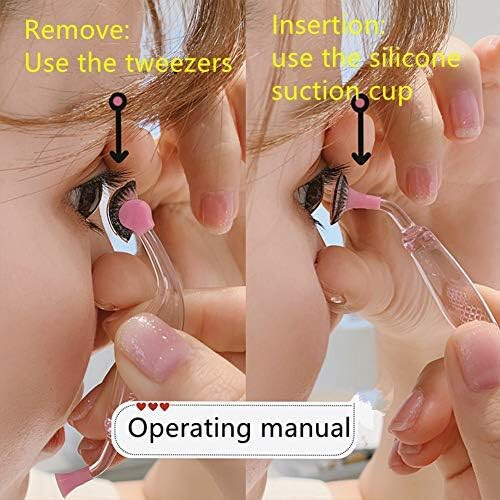 Soft Contact Lens Insertion and Removal Tool Set - Handler Device with Tweezers & Scoop 2