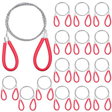 16 Pcs PVC Pipe Cable Saw 26.7 Inch Stainless Steel Cable Saw PVC Pipe Cutter Tool