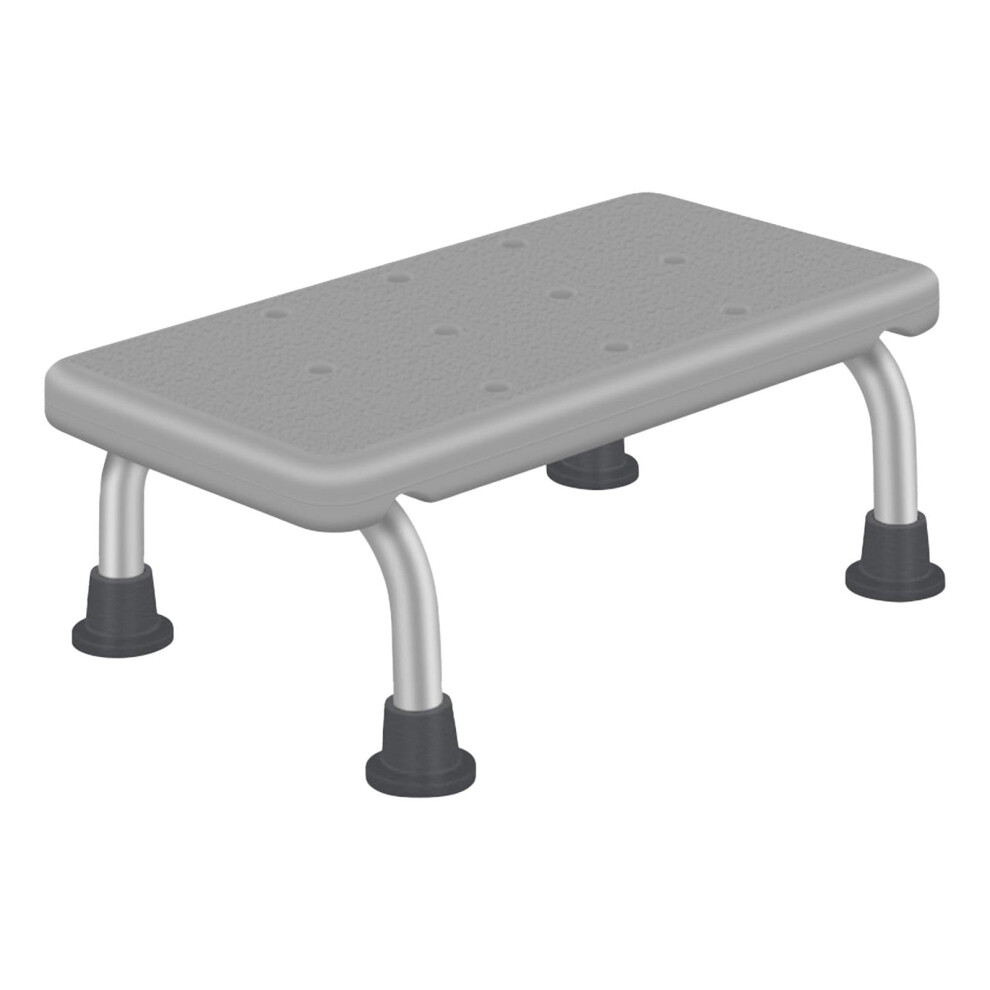Gray Bath Stool Foot Stool Easy To Clean Squatting Shower Bench Bathtub Seat For Kithchen Living Room Elderly Seniors,