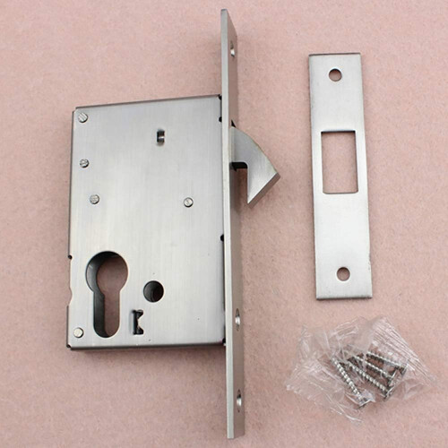 Sliding Door Hook Lock Adjustable SpringLoaded Hook Latch Replacement for Sliding Doors Aluminum Doors (50 MM) 1
