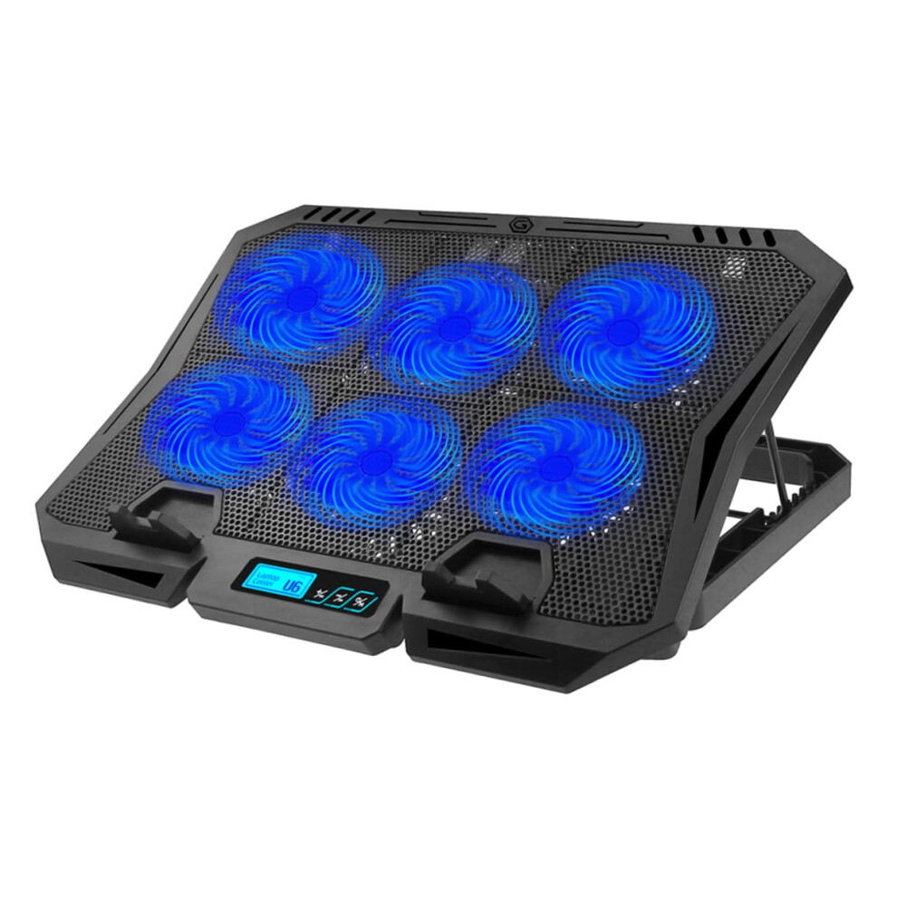 Laptop Cooling Stand Fan 15.6 Inch Cooling Pad For Laptop Noiseless Fan Adjustable Height Sturdy Material 940534633032