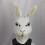 Rabbit Head Mask Performance Latex Plush Animal Mask Masquerade Party Rabbit Mask 1