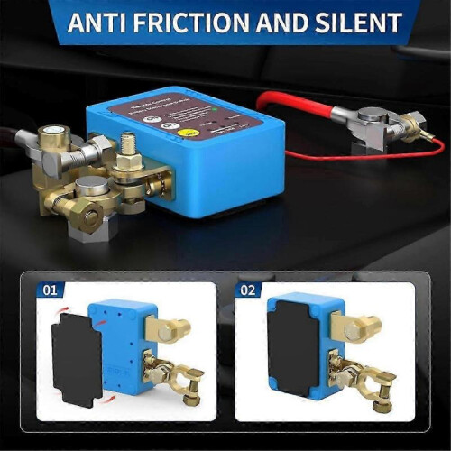 12V 240A Remote Battery Disconnect Switch, Automatic Power Off Switch Car Truck Boat Remote Control Switch 2