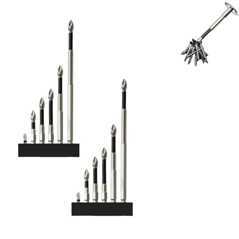 Highmagnetic Screwdriver Drill Bit Set, Strong Magnetic Durability, Antislip Electric Set 820064733146
