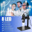 Microscope Kit 1600X Digital Microscope 3in 1 Electronic Microscope 8 LEDs 2MP 4