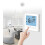 Digital Wifi Thermostat, Programmable Adjustable Wired Battery Model with Lcd Display, Blue 2