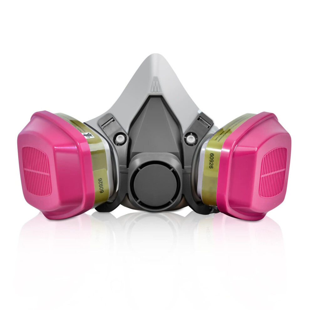 Respirator Mask With Filters - Reusable Gas Mask - Half Face Respirator Mask For Chemicals 940534634367