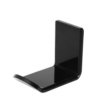 Headphone Stand/Headset Holder Adhesive Headphone Holder Hook Mount, Under Desk PC Gaming (Color: Blac)