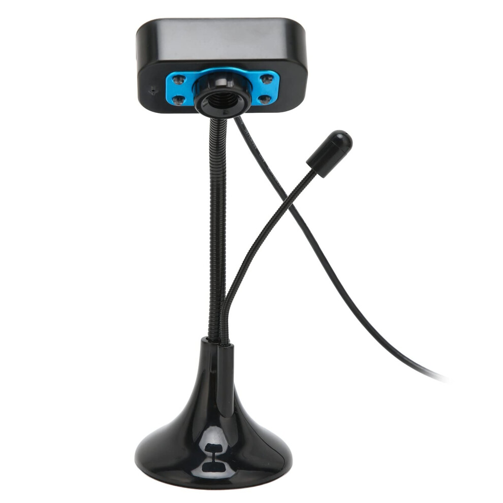Web Camera, High Definition Manual Focus Webcam With Microphone And Led Fill Usb Hd Computer Web Camera Light 940534634992