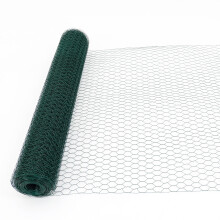 Large Size Galvanized Hexagonal Floral Green Chicken Wire AntiRust Poultry Netting for Garden More
