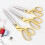Professional Stainless Steel Tailor Scissors (11 inch, Gold) 3