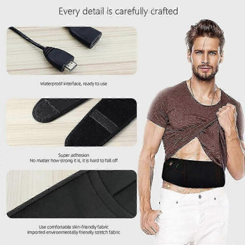Abdominal Muscle Training Gear ABS Workout Belt 24inch-47inch 2