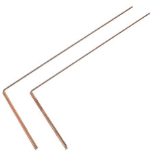 2pcs Dowsing Rod Brass Dowsing Rod Portable Divining Probe Rod Portable Probing Rod