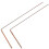 2pcs Dowsing Rod Brass Dowsing Rod Portable Divining Probe Rod Portable Probing Rod 1