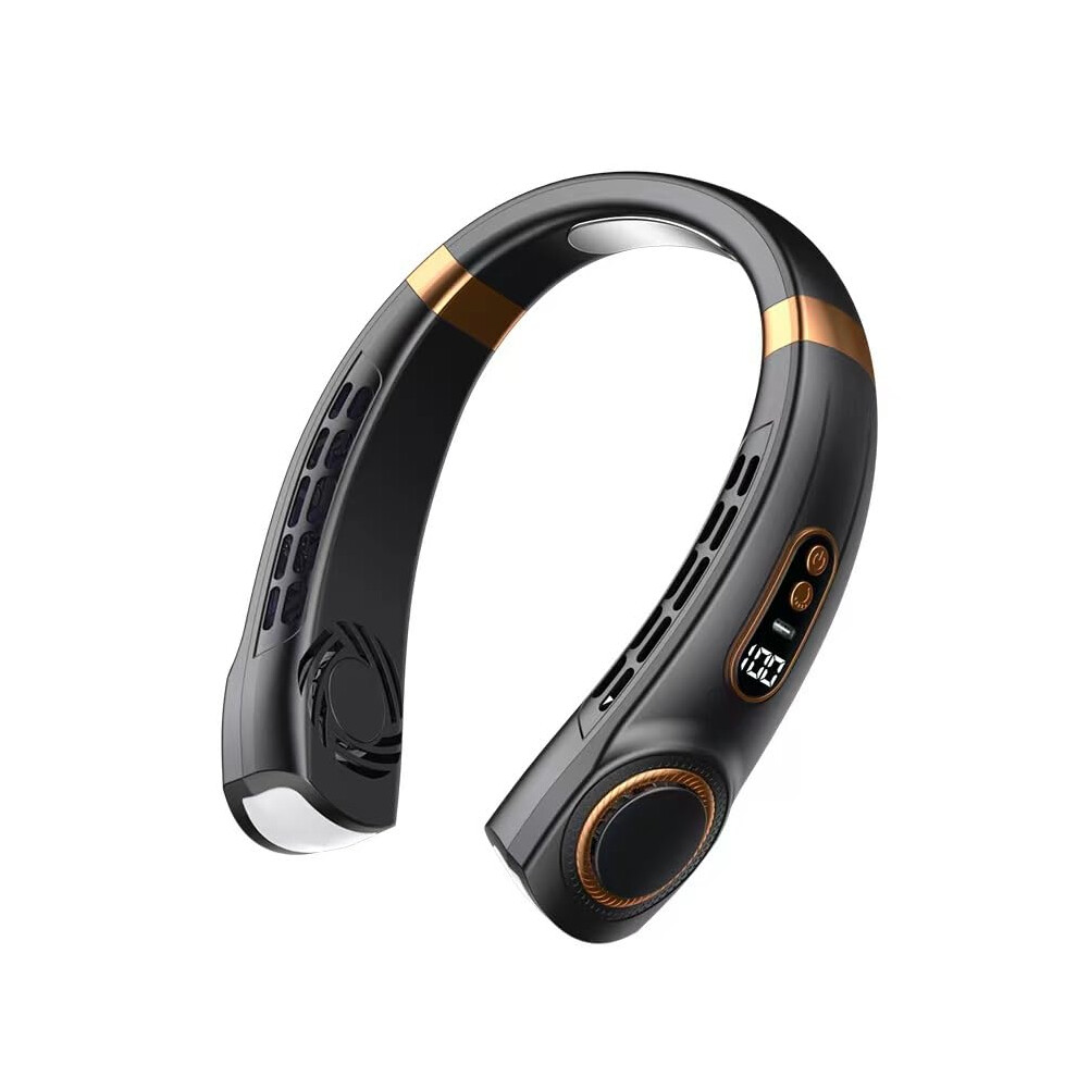 Neck Fan, Hands Free Bladeless Fan, 360Cooling Personal Fan, 5 Speed, 8 Core Power-image-OPC-PHXNQGR-NEW