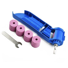 Drill Sharpener with Millstone Accessories and Wrech Fit for Grinding Iron Drills
