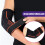Elbow Wraps 1Pcs Elbow Brace Compression Support Sleeve for Tendonitis, with Adjustable Strap for Tennis, Golf, Weightlifting(Large) 3