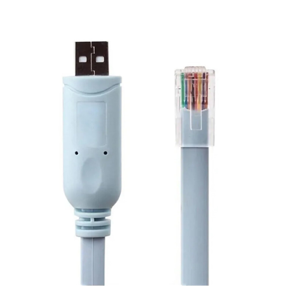 1.8M Usb To Rj45 Usb To Rs232 Serial To Rj45 Cat5 Console Adapter Cable Cord Compatible With The Routers 940534637757