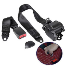 Universal Car Seat Belt - 3 Point Adjustable Safety Belt