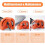 Multipurpose Drill Bit Grinding Sharpener, Drill Grinder Grinding Tool for Hss, Carbide, Twist Drill Bits, Cobalt Drill Bits Orange 4